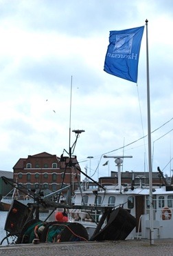 Havsresans flagga i Simrishamn